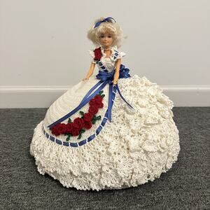Beautiful FASHION DOLL CROCHET DOLL DRESS From Annie’s Attic Design